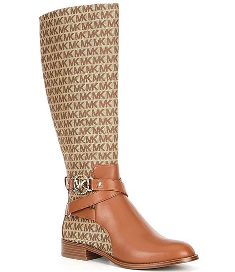 michael kors logo boots